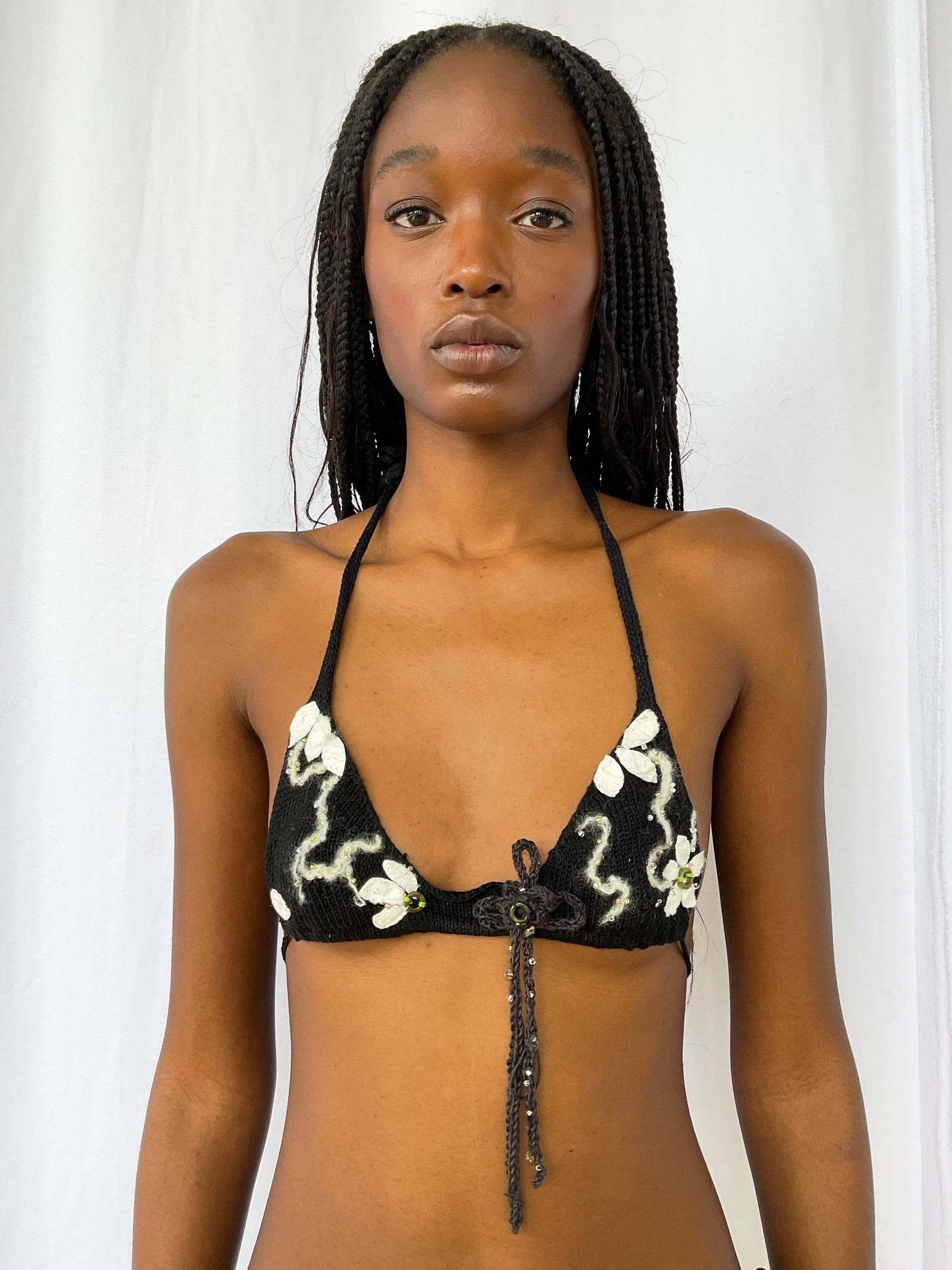 Good Luck Knot Black Bikini