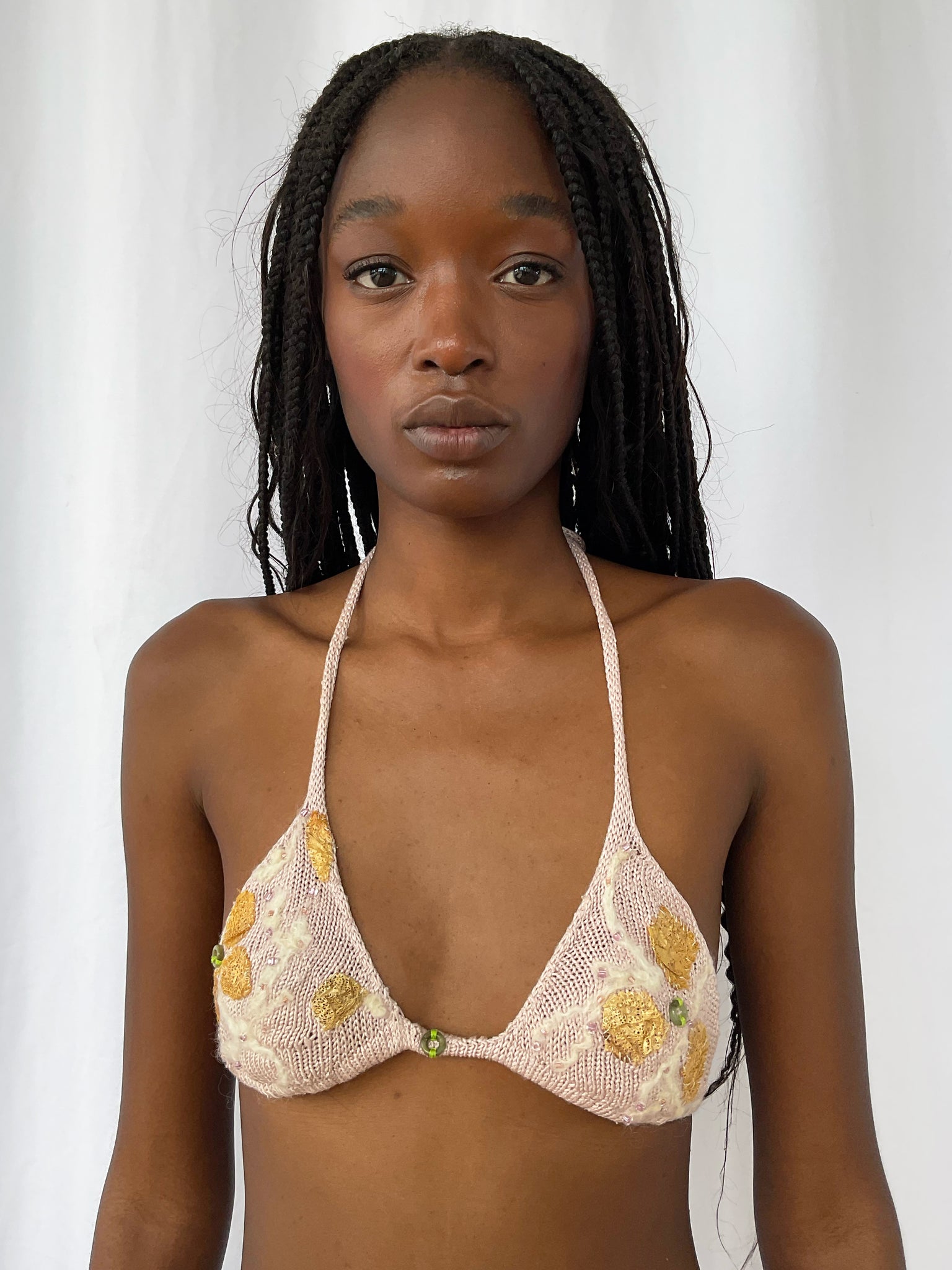 Pink and Gold Daisy Bikini