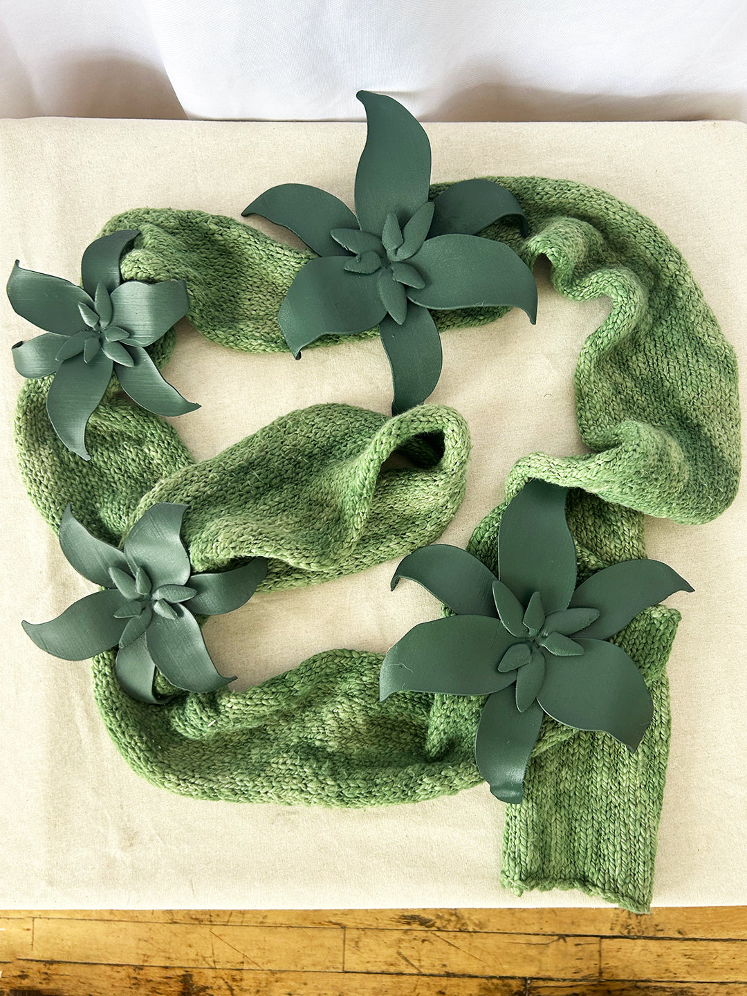 Chlorophyll Laurel Cluster Scarf