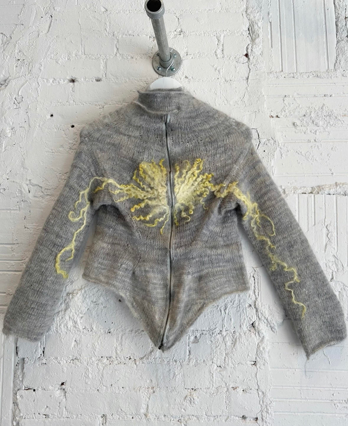 Goldenrod Moto Zip Up