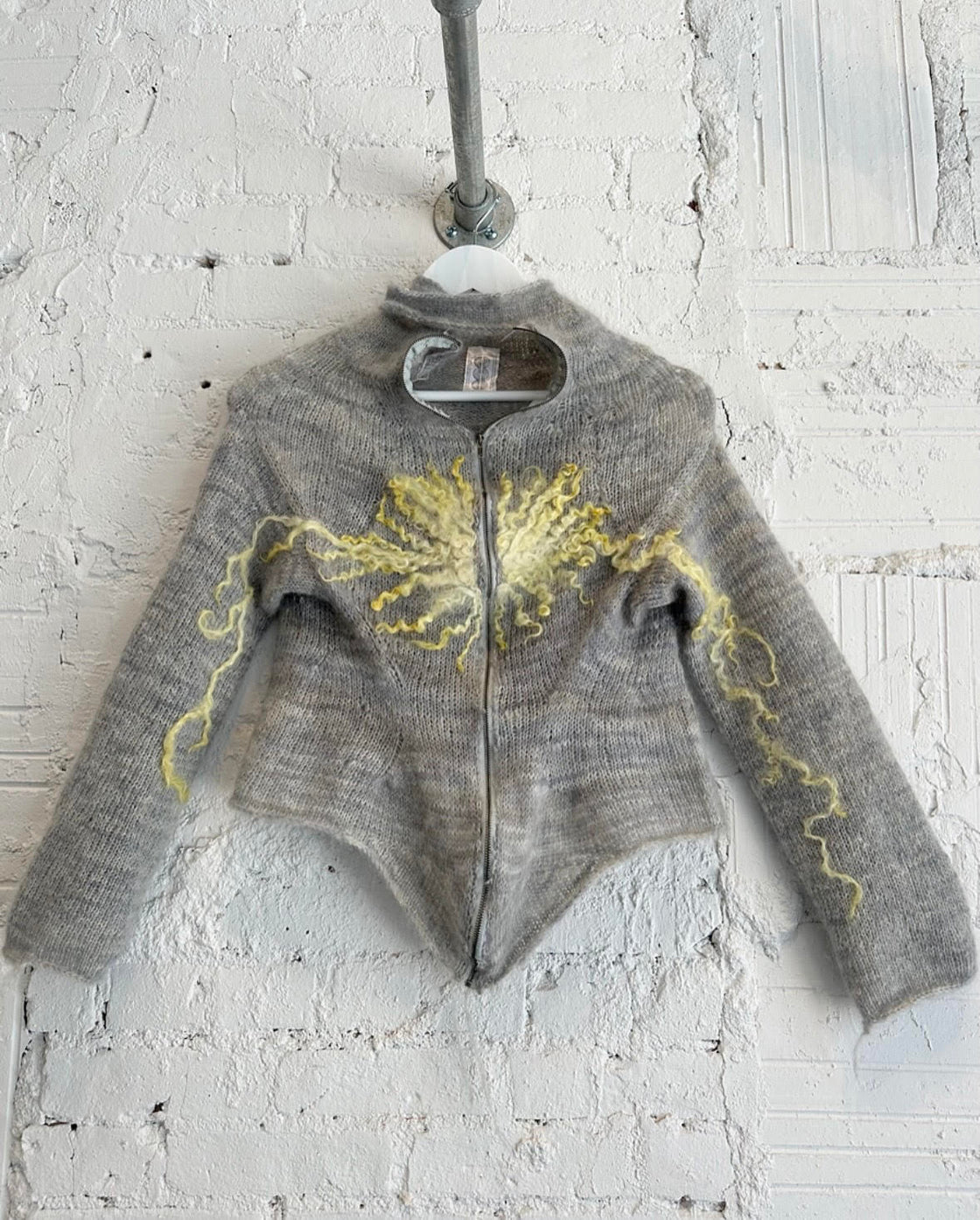 Goldenrod Moto Zip Up